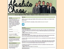 Tablet Screenshot of absolutechaos.net